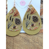 Autumnal print dangles