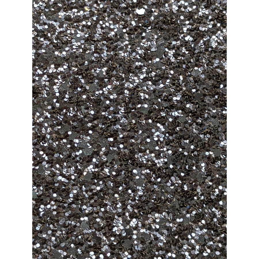 Black chunky glitter 6mm