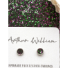 Purple, green and black chunky glitter 6mm