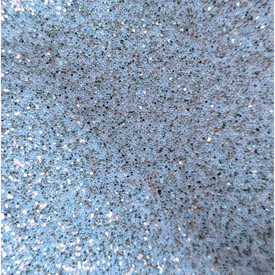 Light blue fine glitter 6mm