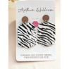 Zebra mini dangles